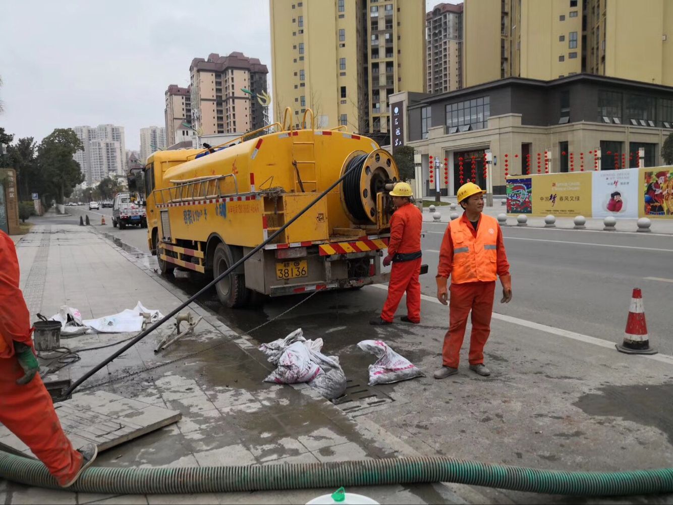 双阳排污管道清淤-管道清洗
